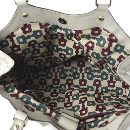 Gucci Guccissima Medium Sukey Tote Mystic White 5 of 10
