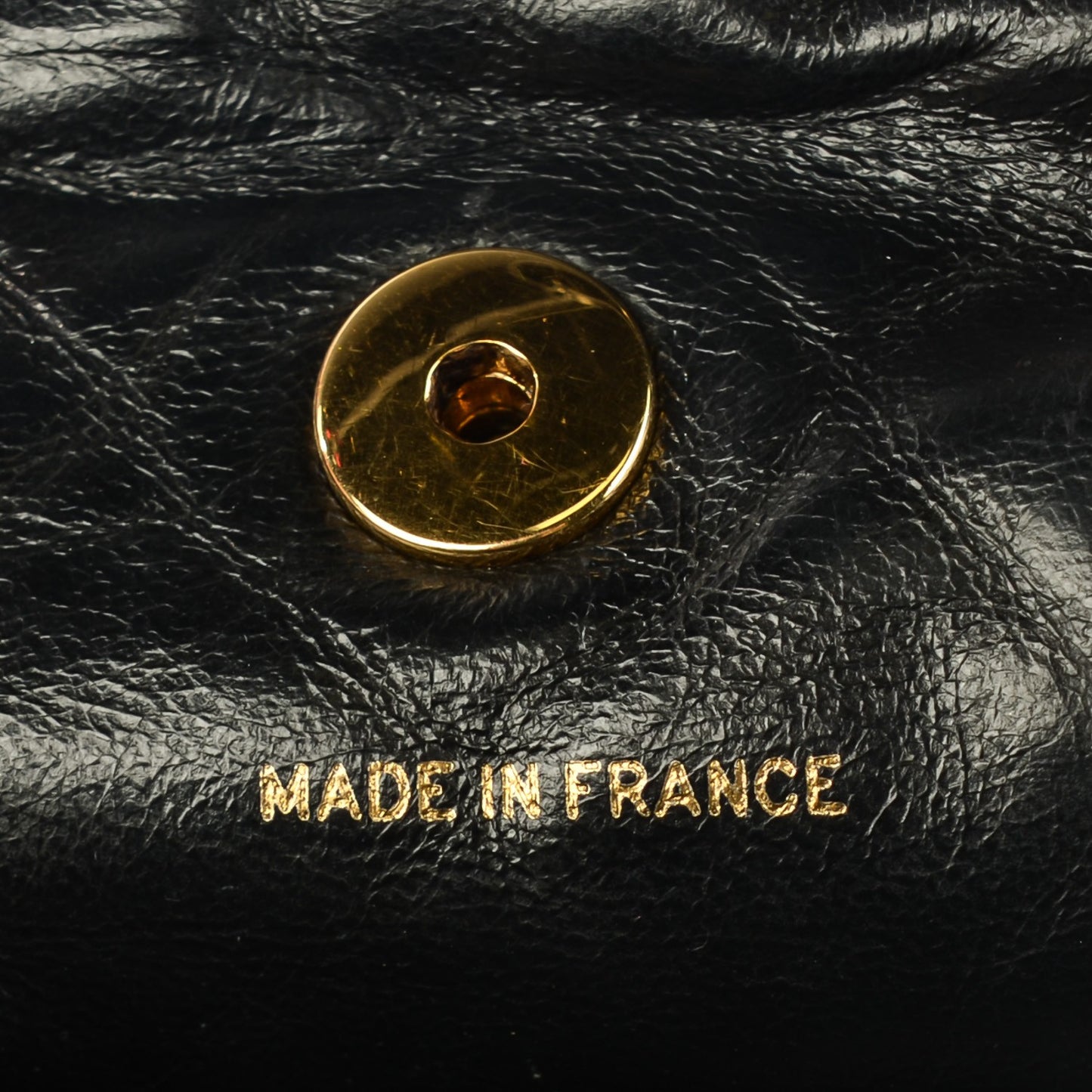 Lambskin Quilted Backpack Black