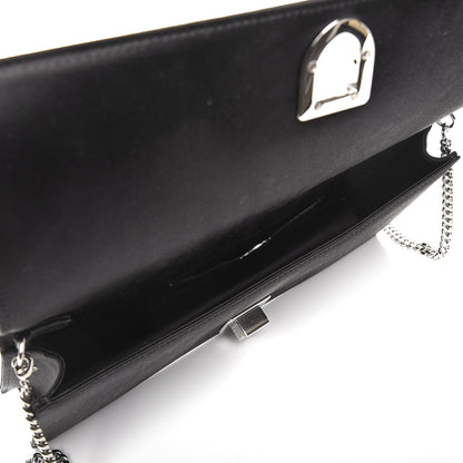 Christian Dior Satin Diorama Pochette Black 5 of 6