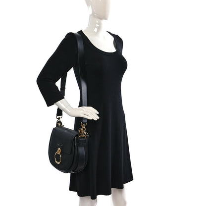 Chloe Grained Calfskin Large Tess Bag Black 2 of 9