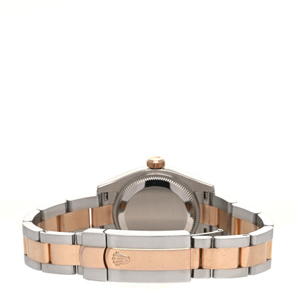 Rolex Stainless Steel 18K Everose Gold Diamond 26mm Oyster Perpetual Datejust Watch Pink Jubilee 179161 3 of 4