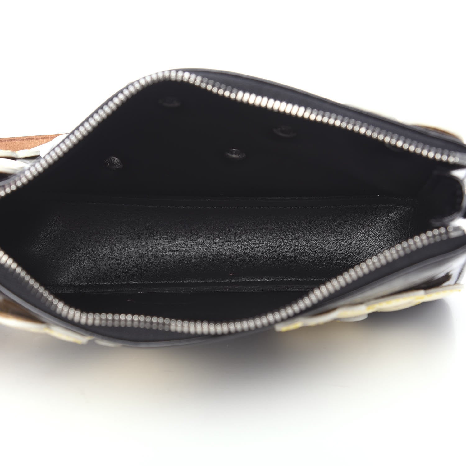 Louis Vuitton Vernis Lexington Fleurs Pochette Black 4 of 9