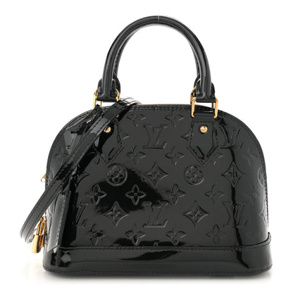 Louis Vuitton Vernis Alma BB Noir Magnetique 1 of 11