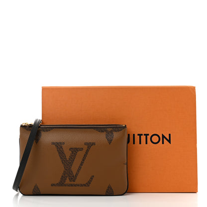 Louis Vuitton Reverse Monogram Giant Double Zip Pochette 11 of 11