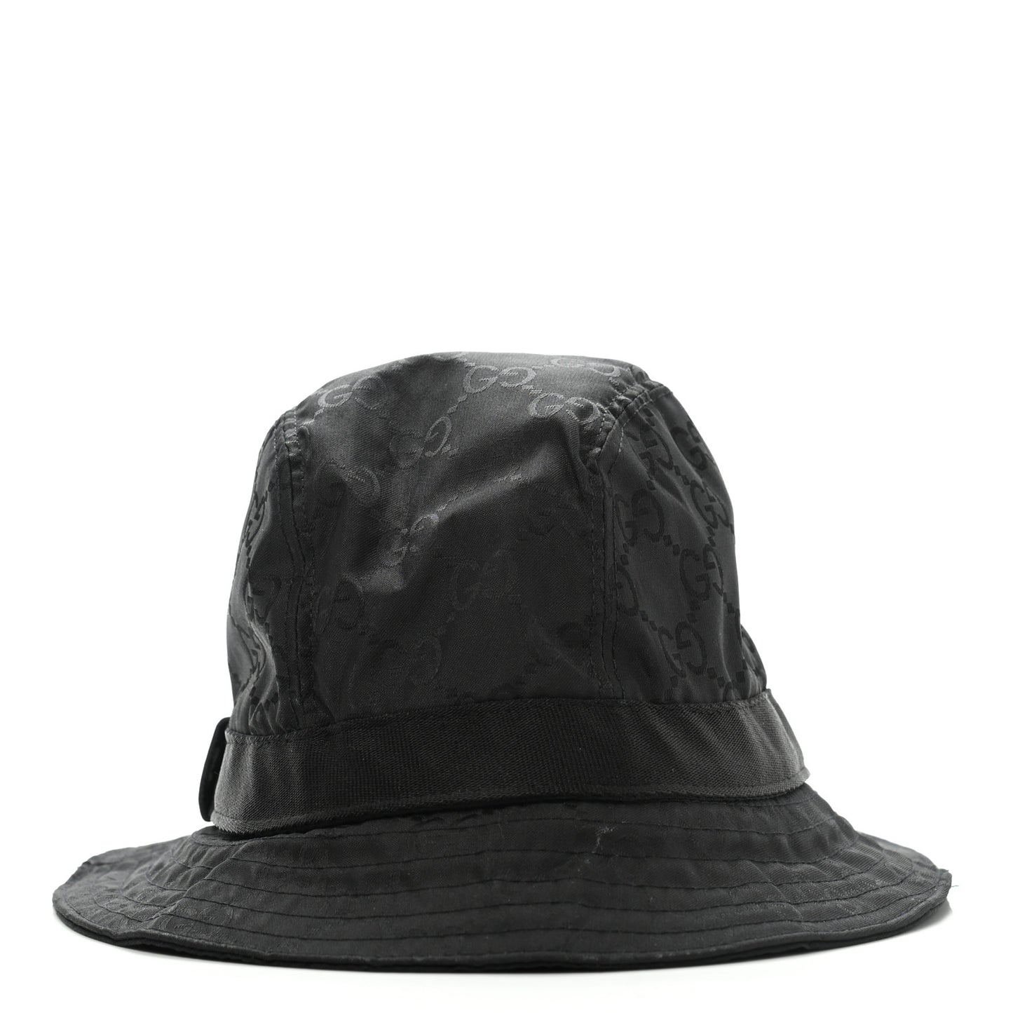 Nylon Monogram Bucket Hat M Black