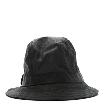 Gucci Nylon Monogram Bucket Hat M Black 6 of 10
