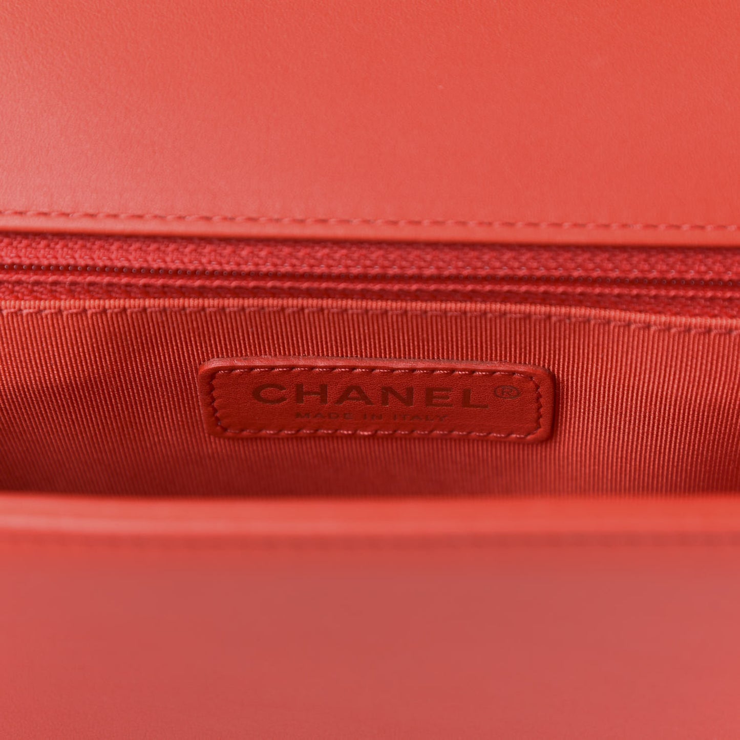 Lambskin Quilted New Medium Boy Flap Red
