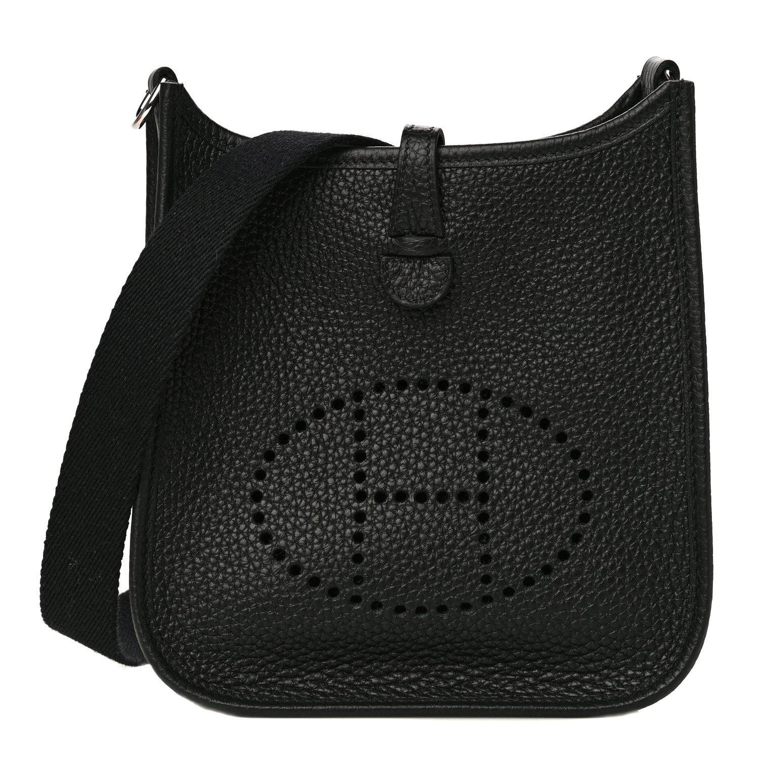 Hermes Taurillon Clemence Evelyne TPM Black 1 of 19