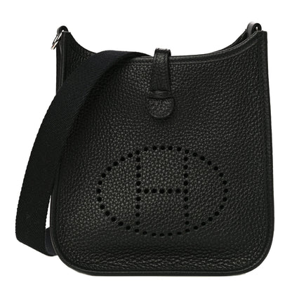 Hermes Taurillon Clemence Evelyne TPM Black 1 of 19