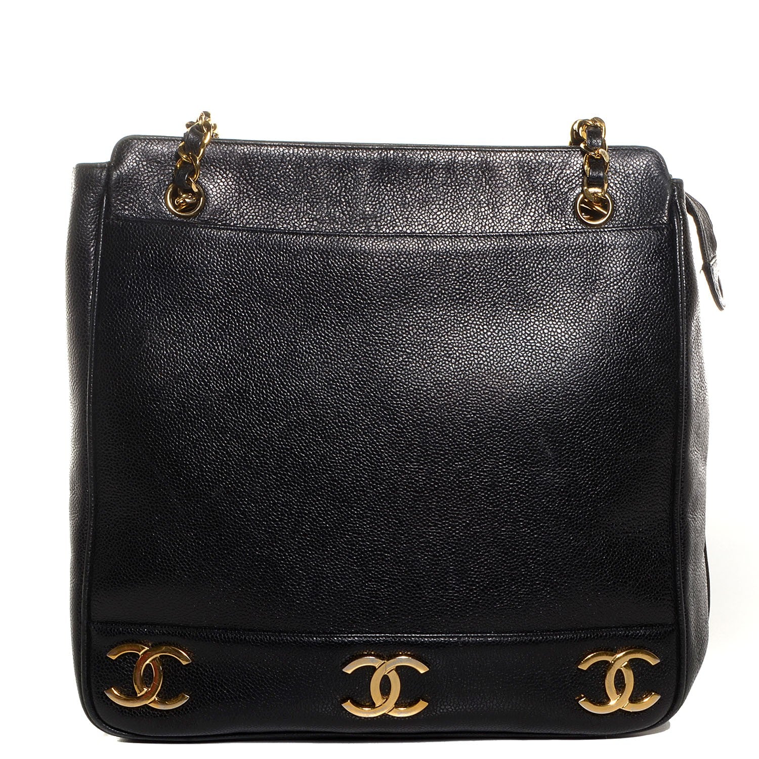 Chanel Caviar CC Shoulder Bag Black 1 of 8