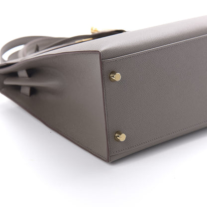 Hermes Epsom Kelly Sellier 32 Etain 6 of 11