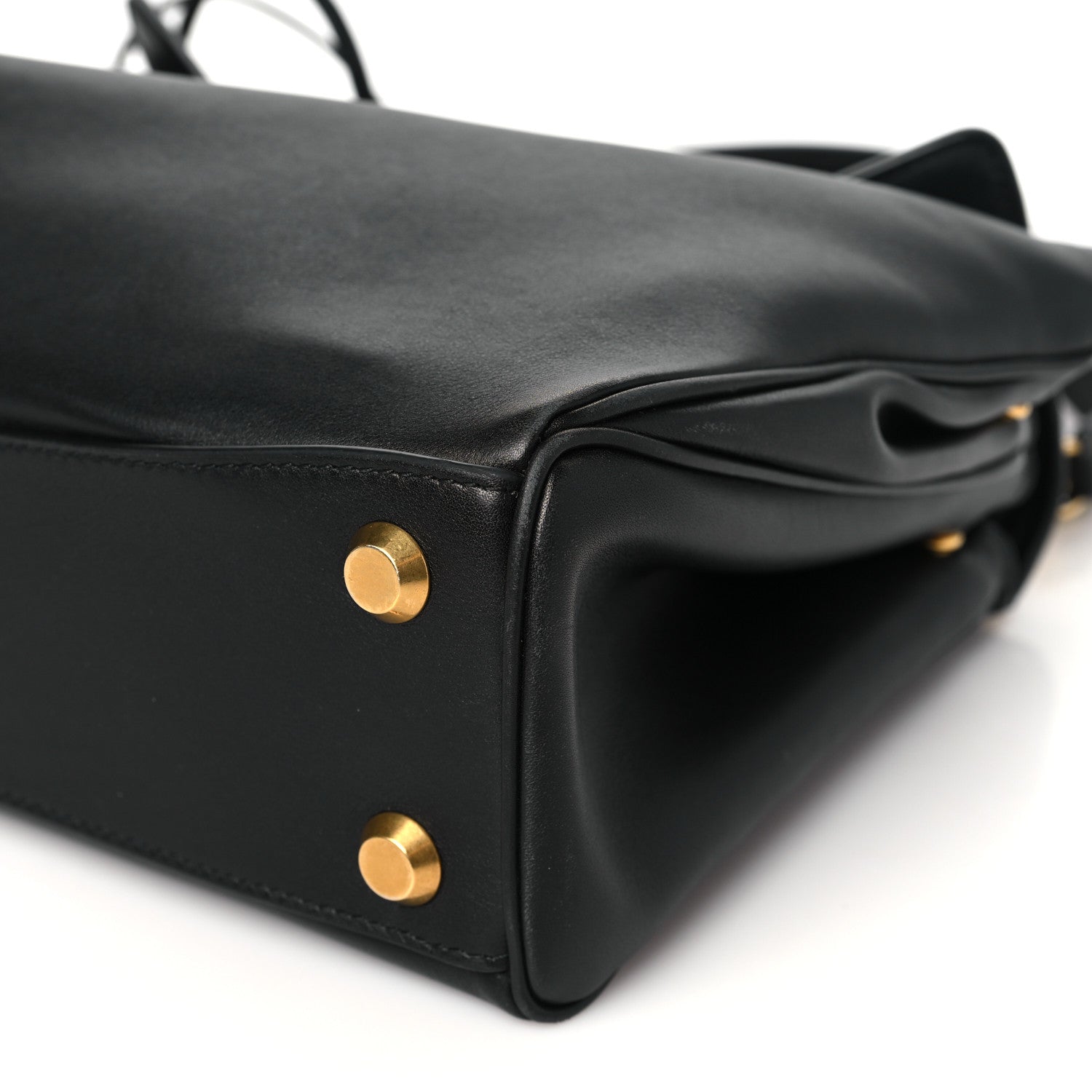Balenciaga Natural Smooth Calfskin Small Rodeo Top Handle Handbag Black 9 of 10