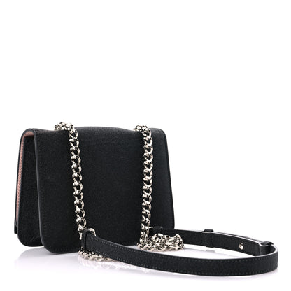 Salvatore Ferragamo Rainbow Glitter Mini Vara Bow Crossbody Bag Black 2 of 11