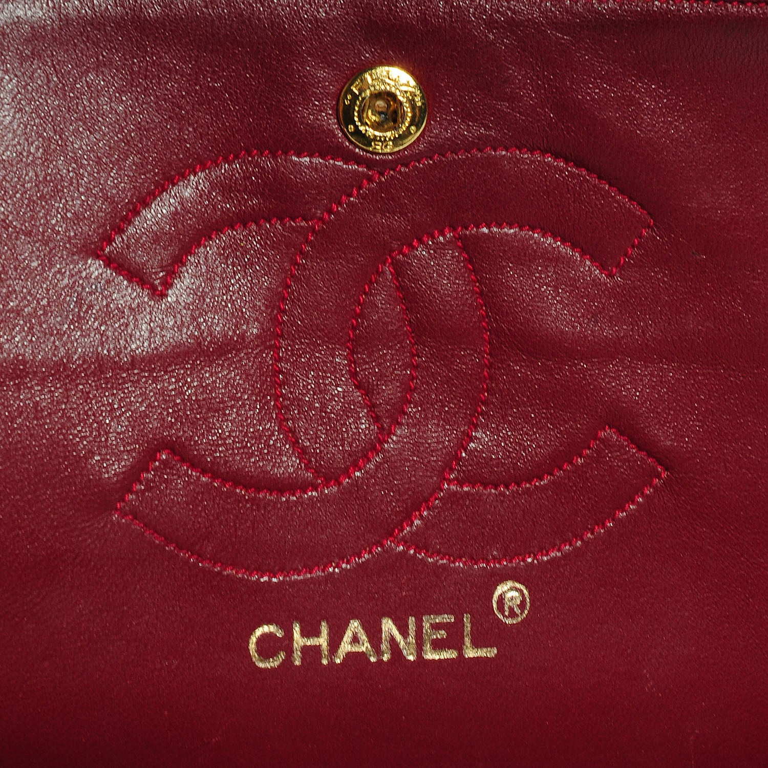 Chanel Lambskin Double Medium Flap Black 7 of 8