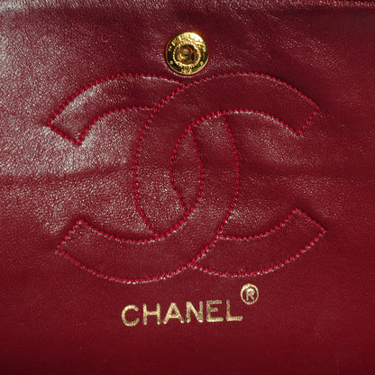 Chanel Lambskin Double Medium Flap Black 7 of 8