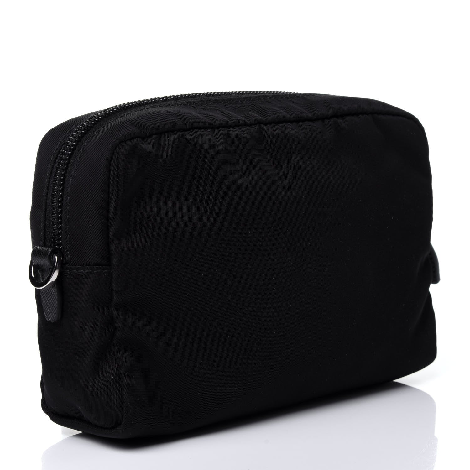 Prada Tessuto Nylon Saffiano Wristlet Black 2 of 4