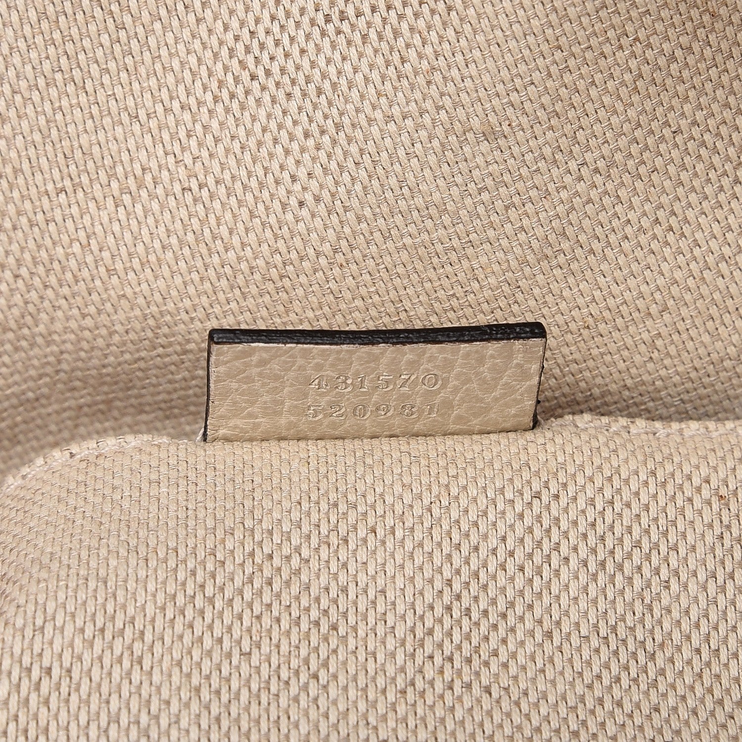 Gucci Pebbled Calfskin Soho Chain Backpack Off White 7 of 9