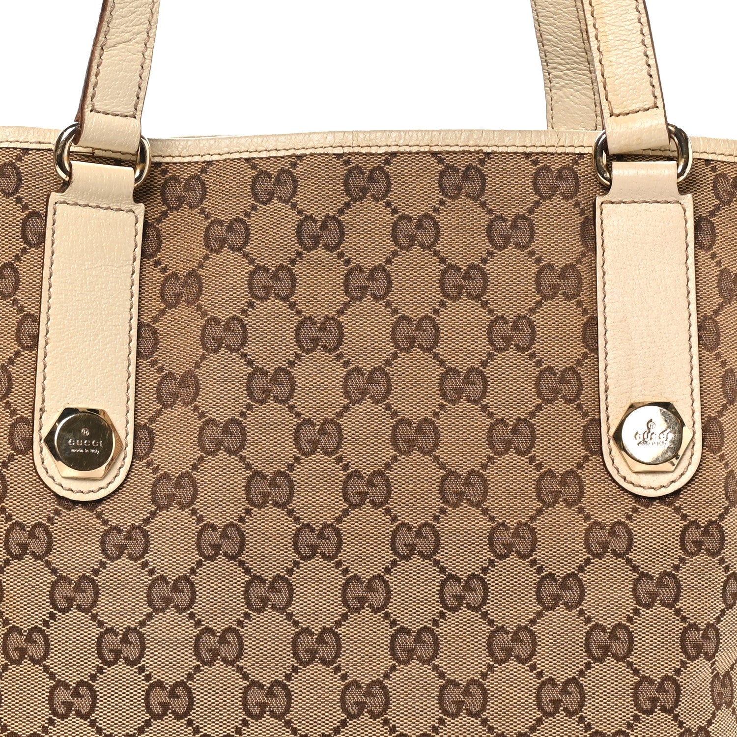 Gucci Monogram Charmy Tote Off White 8 of 11