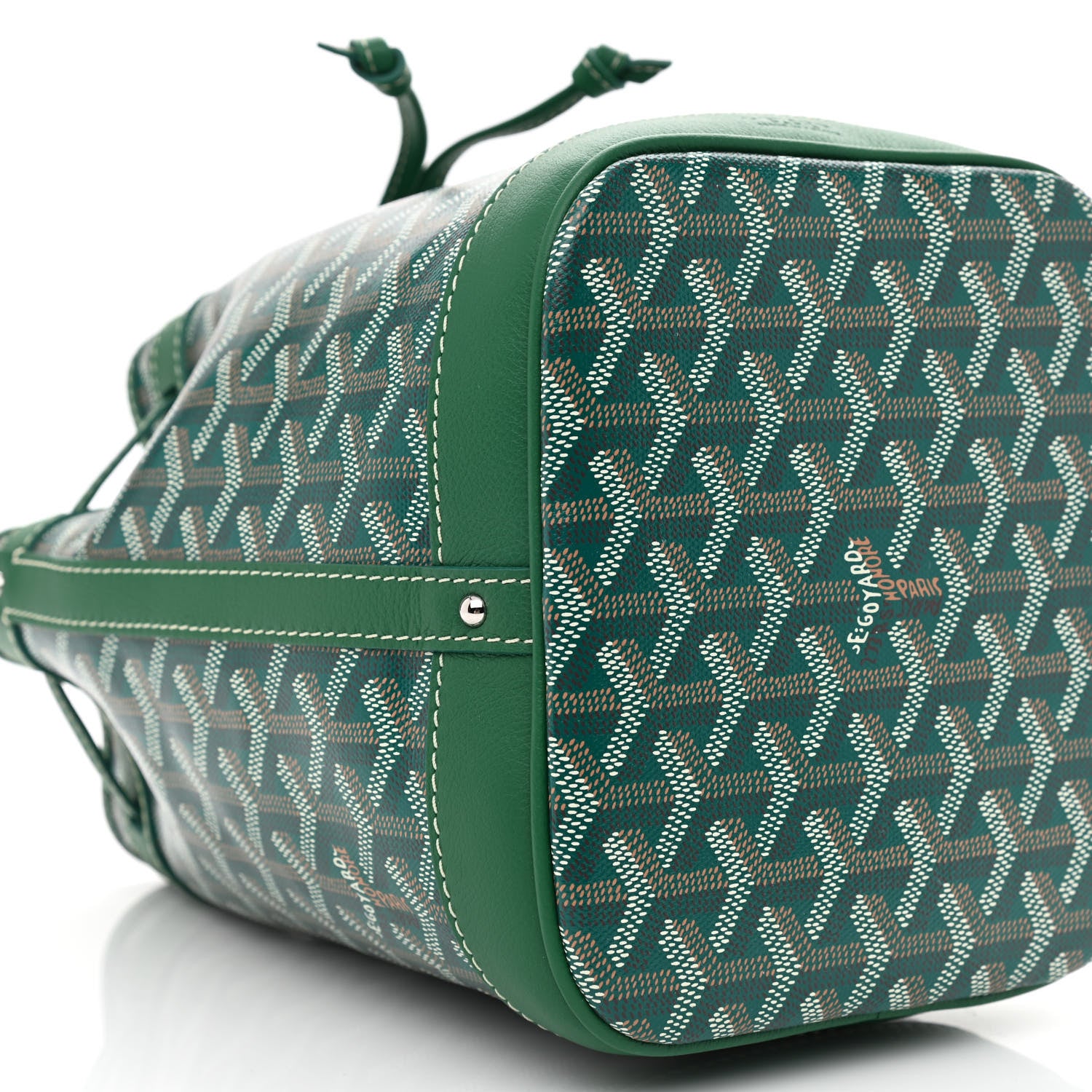 Goyard Goyardine Petit Flot Bucket Bag PM Green 9 of 10