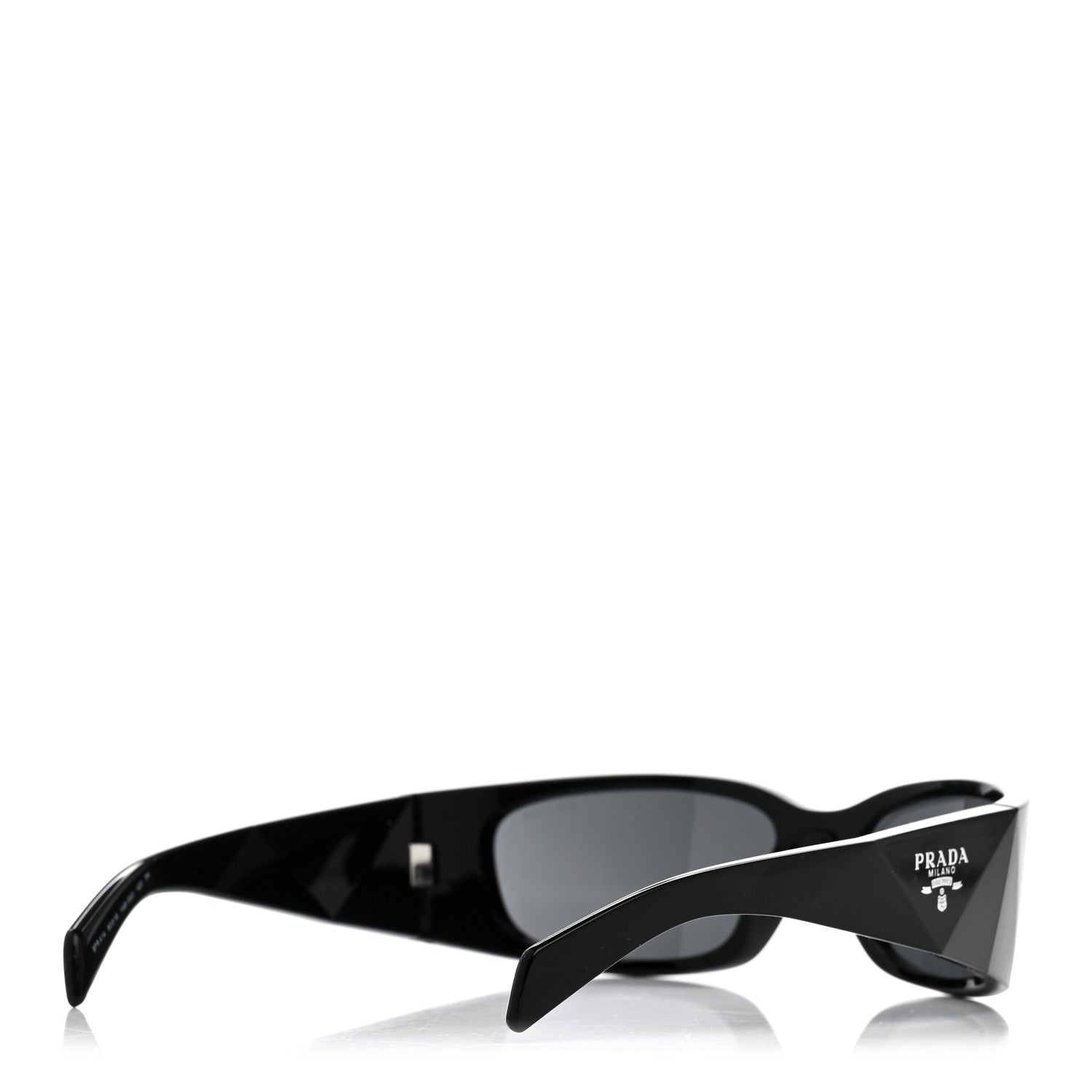 Prada Acetate Symbole Sunglasses SPR A14 Black 4 of 8