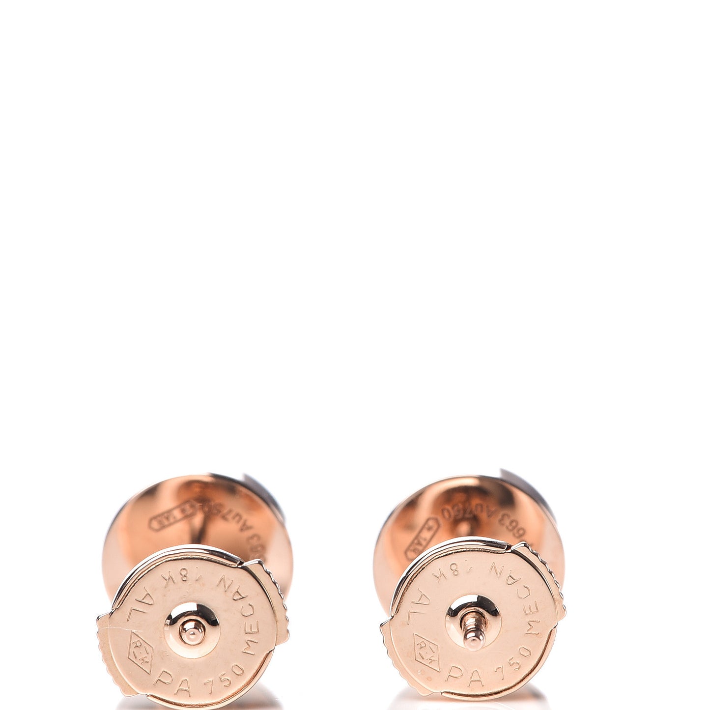 18K Pink Gold LOVE Earrings