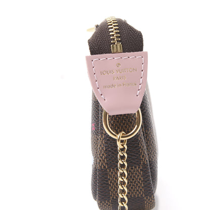 Louis Vuitton Damier Ebene 2020 Christmas Animation Big Wheel Mini Pochette Accessories Rose Ballerine 7 of 10
