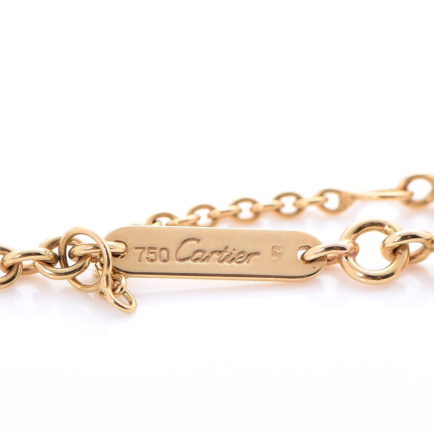 Cartier 18K Pink Yellow White Gold Trinity Pendant Necklace 7 of 8