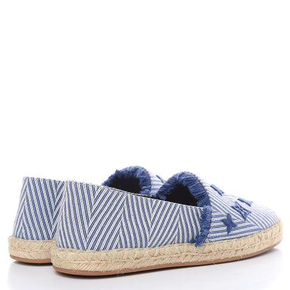 Louis Vuitton Canvas Monogram Sail Away Espadrille Flats 37 Marine 4 of 8
