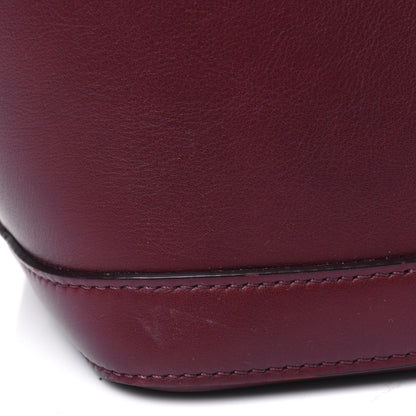 Celine Smooth Calfskin Buckle Bucket Bag Burgundy 20 of 21