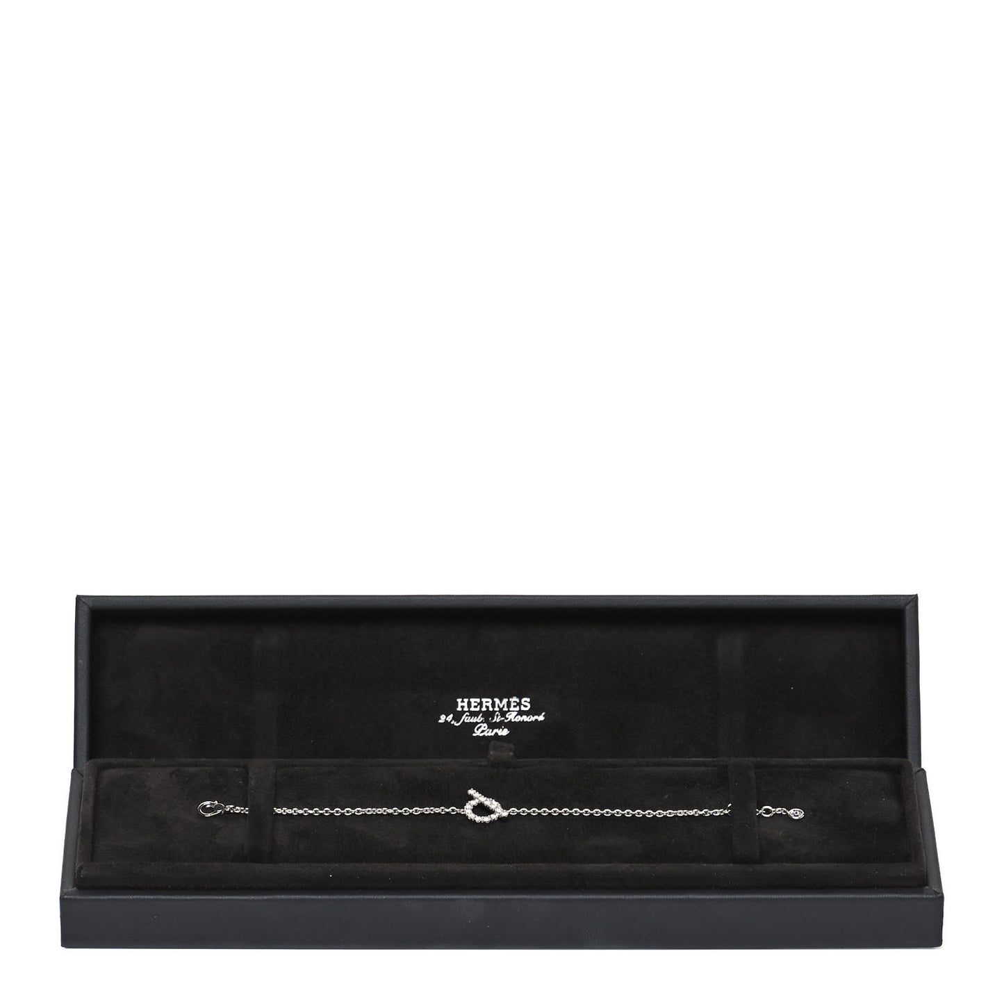 18K White Gold Diamond Finesse Bracelet ST