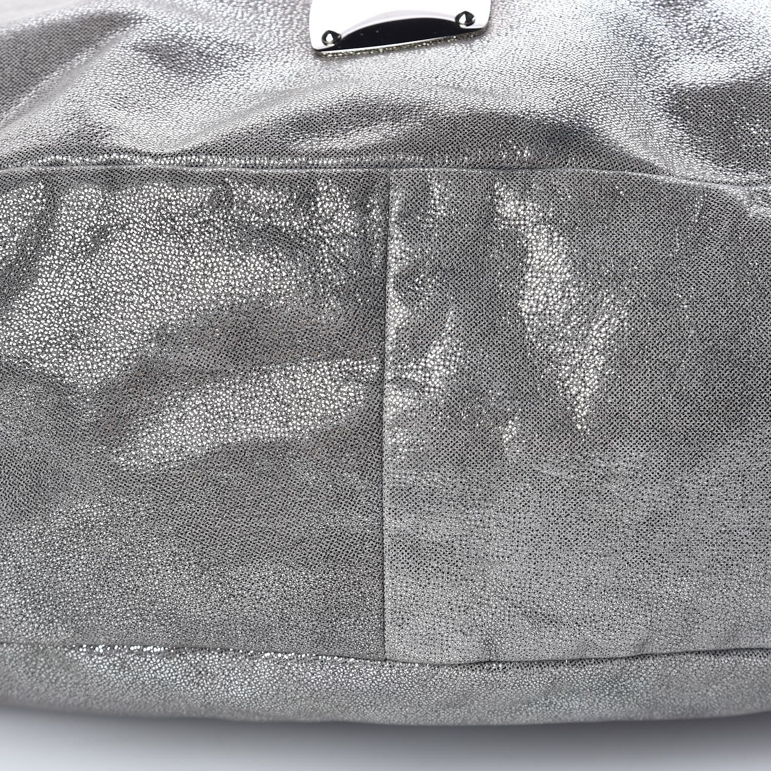 Jimmy Choo Metallic Suede Large Sky Hobo Silver 14 of 16