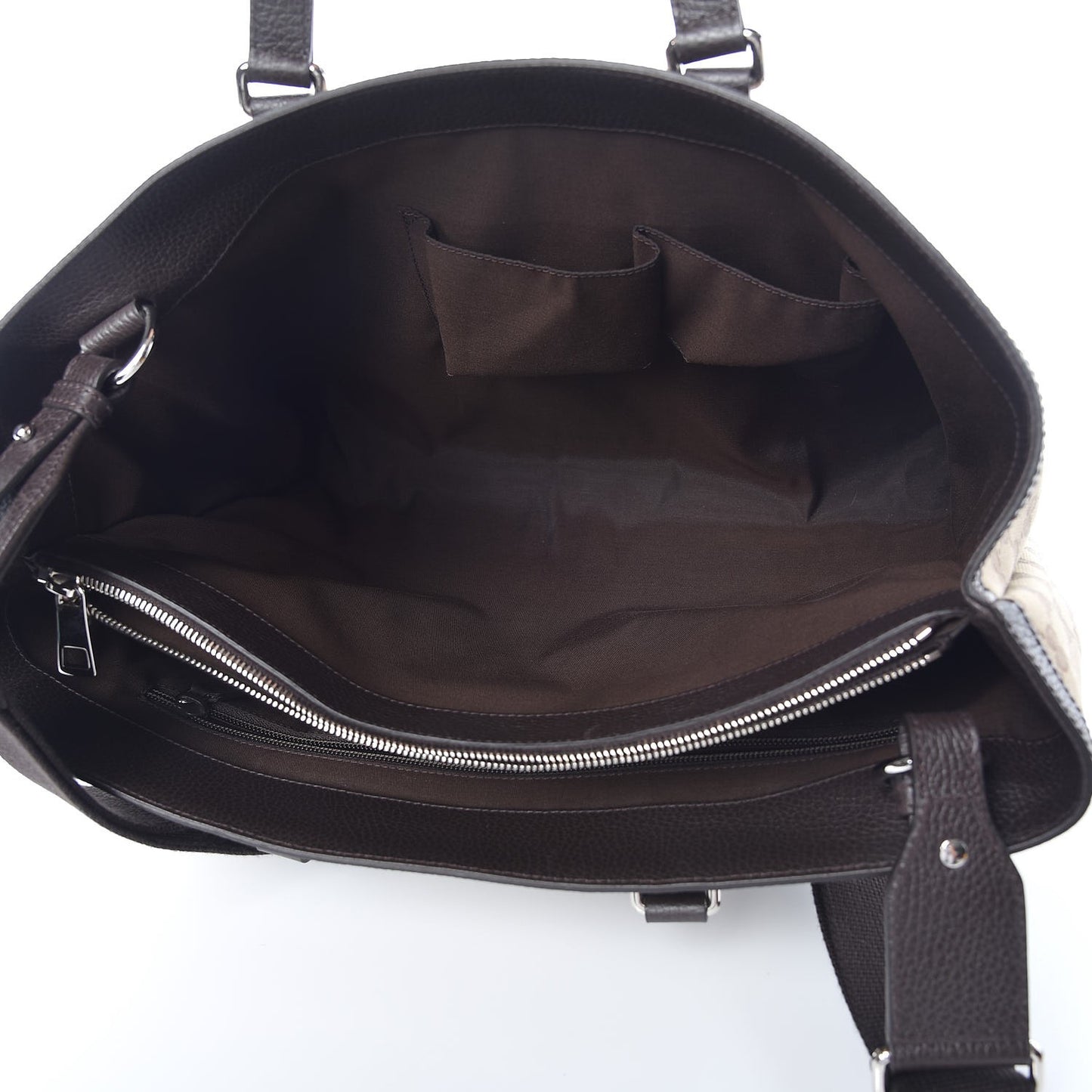 GG Monogram Large Joy Tote Bag Dark Brown