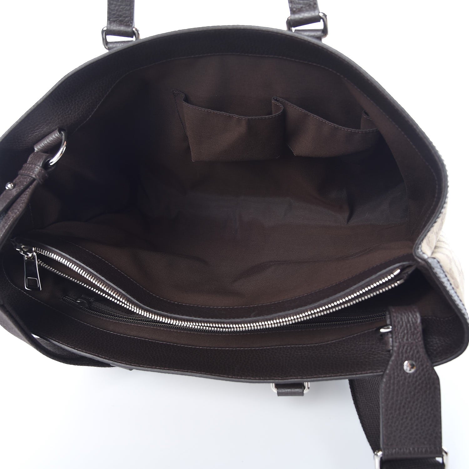Gucci GG Monogram Large Joy Tote Bag Dark Brown 6 of 9