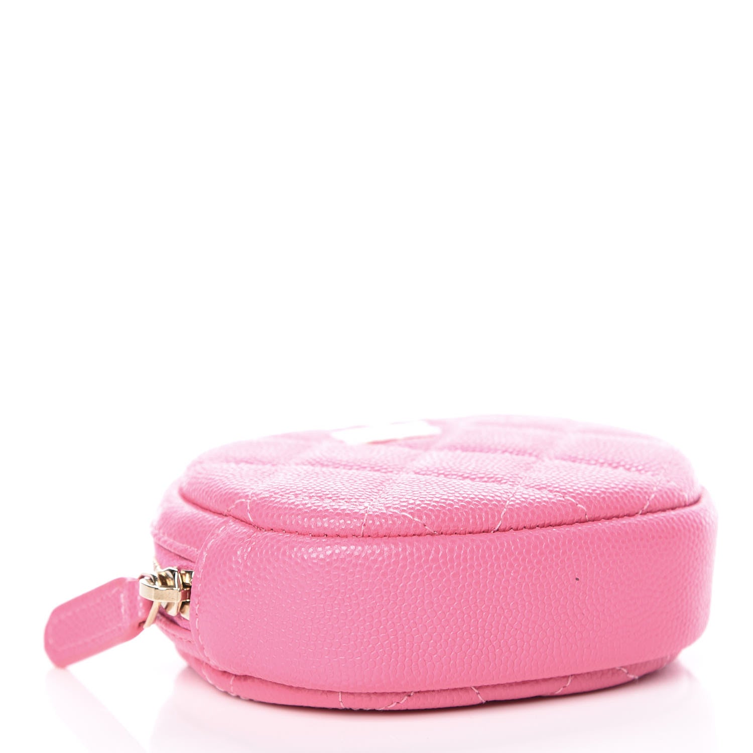 Chanel Iridescent Caviar Quilted Zip Around Classic Coin Purse Pink 4 of 9