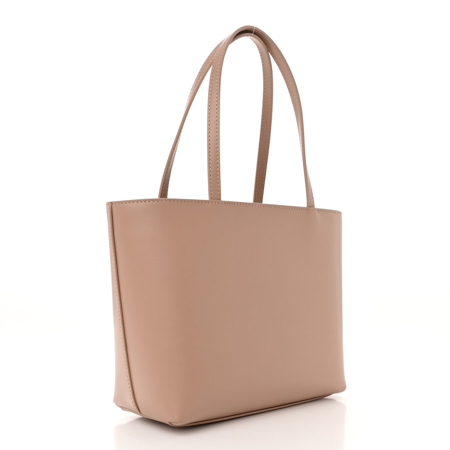Calfskin Small DG Logo Shopper Tote Cipria