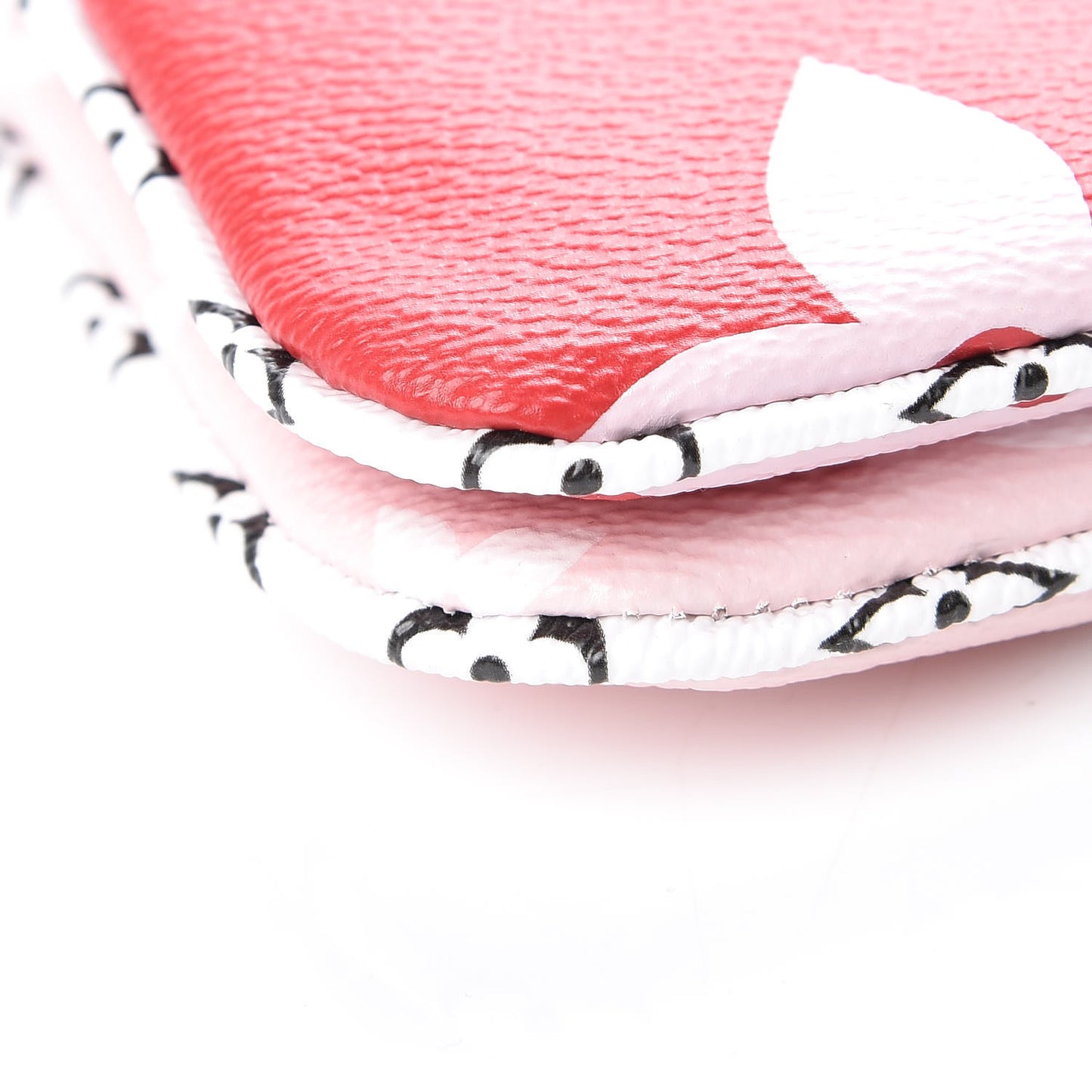 Monogram Giant Double Zip Pochette Rouge