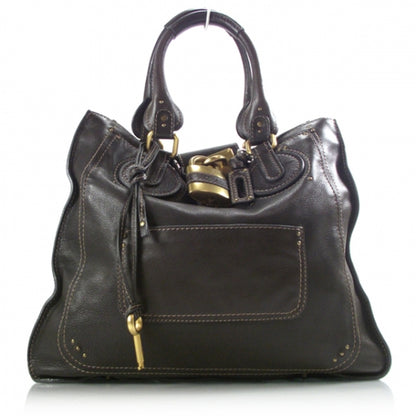 Chloe Leather Paddington Tote Brown 1 of 18