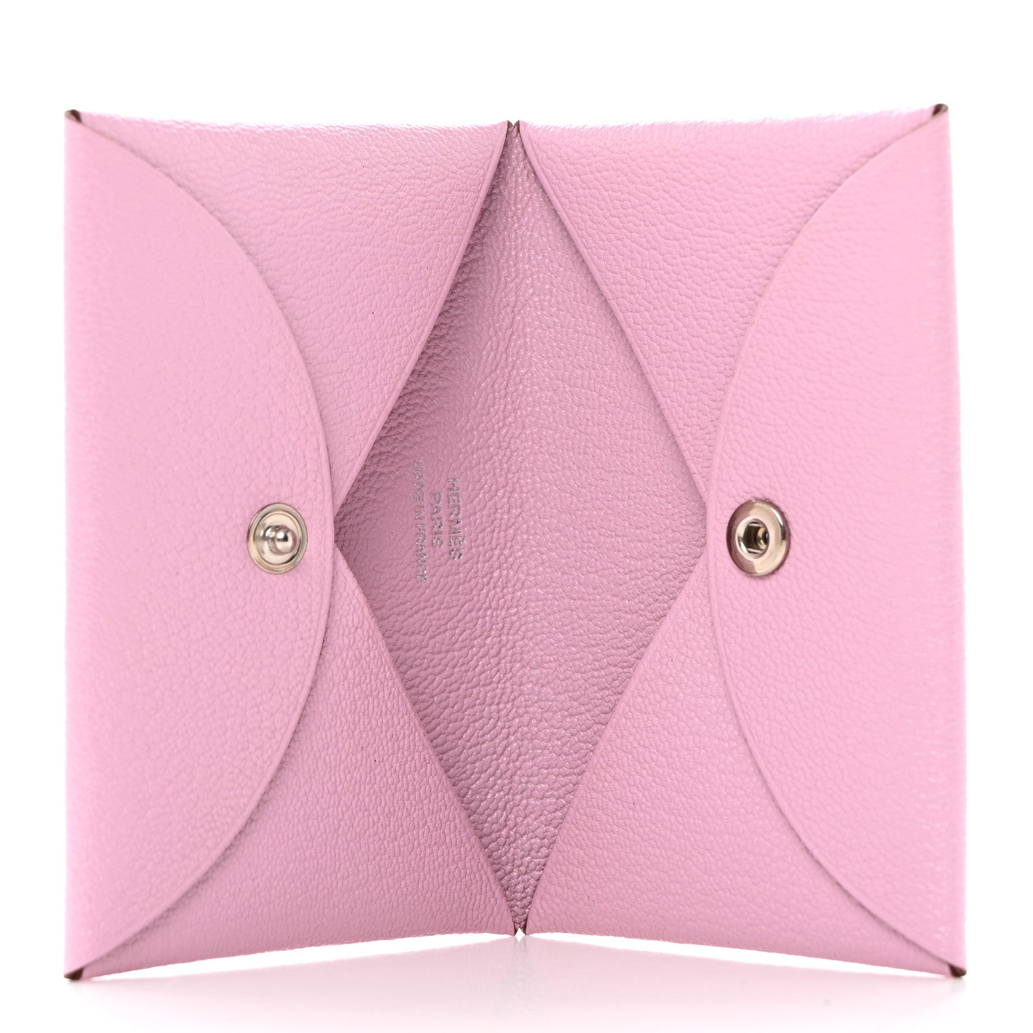 Hermes Chevre Mysore Calvi Card Case Mauve Sylvestre 5 of 8
