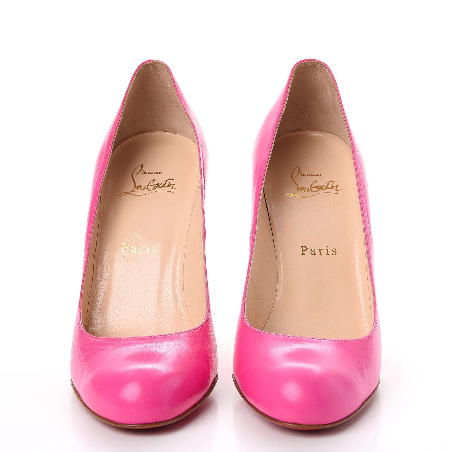Christian Louboutin Kid Simple 100 Pumps 39 Rose Indien 2 of 13