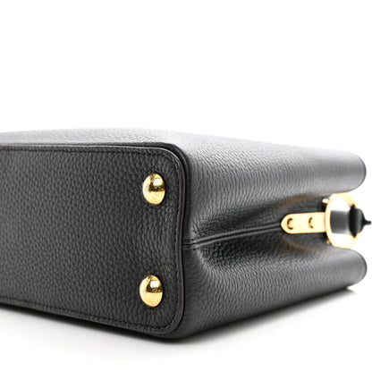 Louis Vuitton Taurillon Capucines BB Black 9 of 9