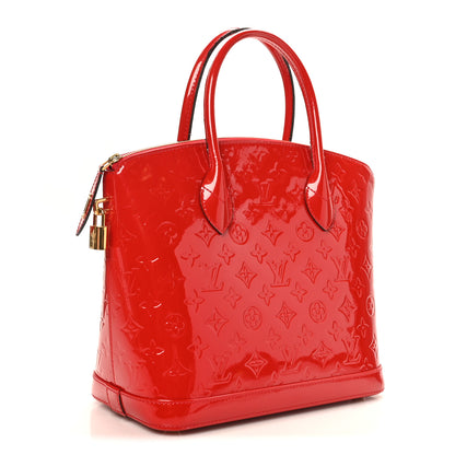 Louis Vuitton Vernis Lockit PM Cherry 3 of 11