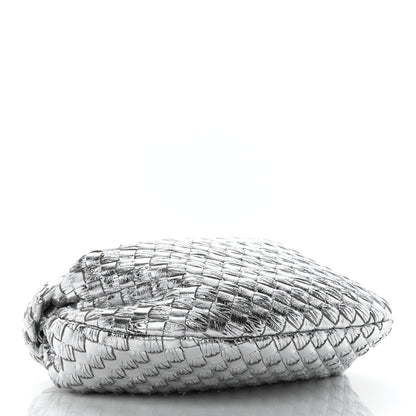 Bottega Veneta Metallic Nappa Intrecciato Mini Jodie Silver 4 of 10