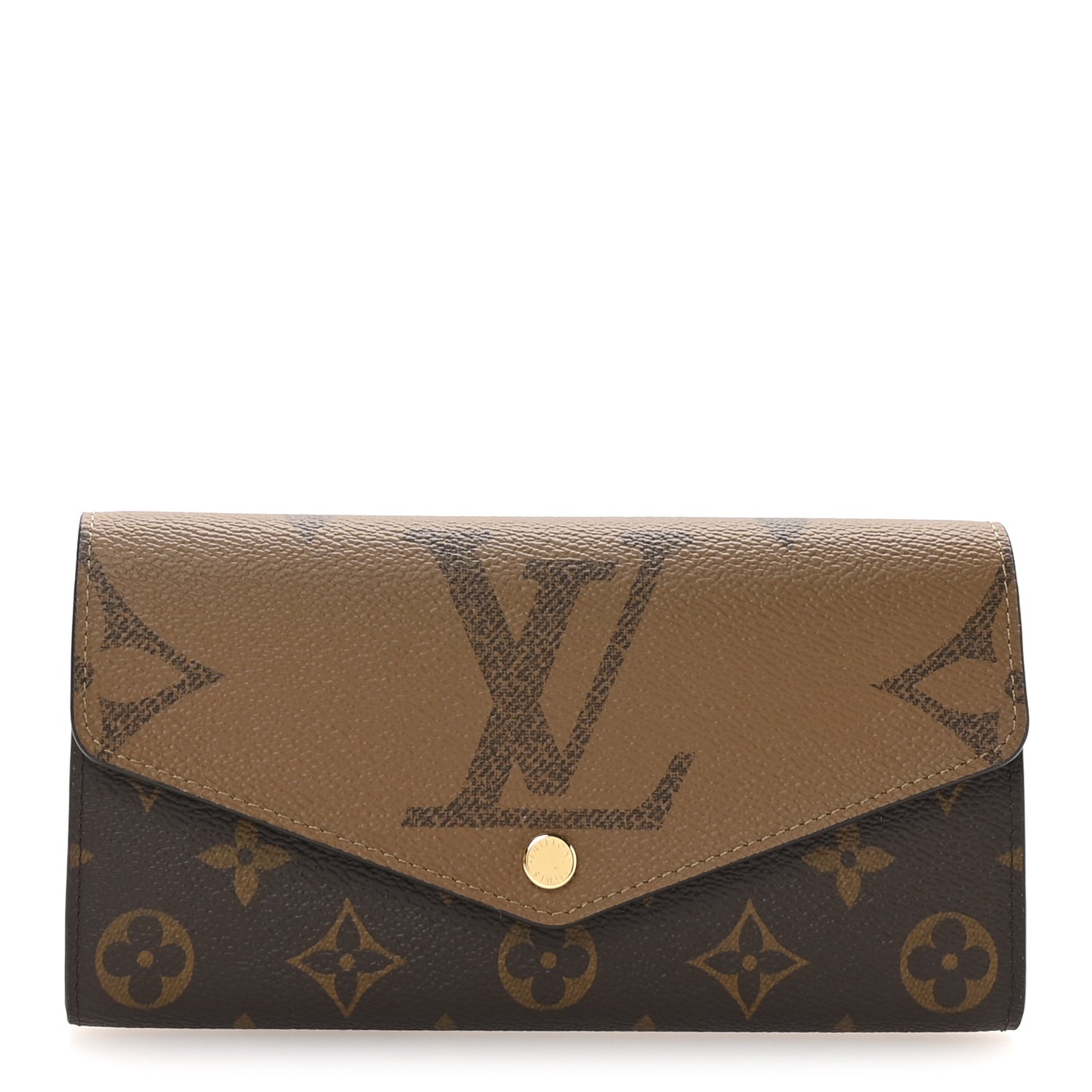 Reverse Monogram Giant Sarah Wallet
