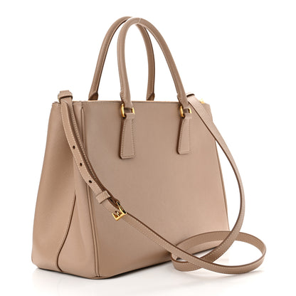 Prada Saffiano Lux Large Galleria Double Zip Tote Cammeo 3 of 10