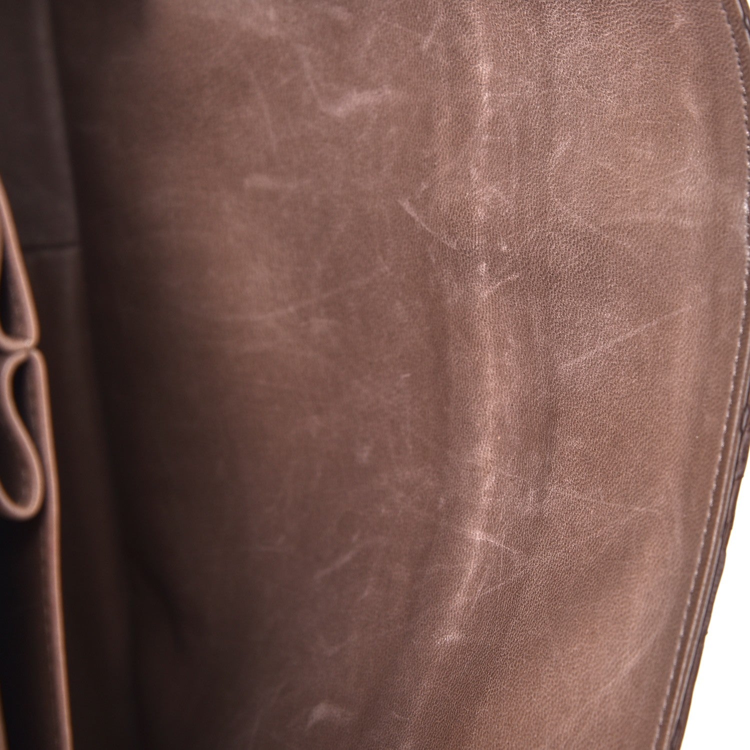 Chanel Python Jumbo Double Flap Tawny 12 of 16