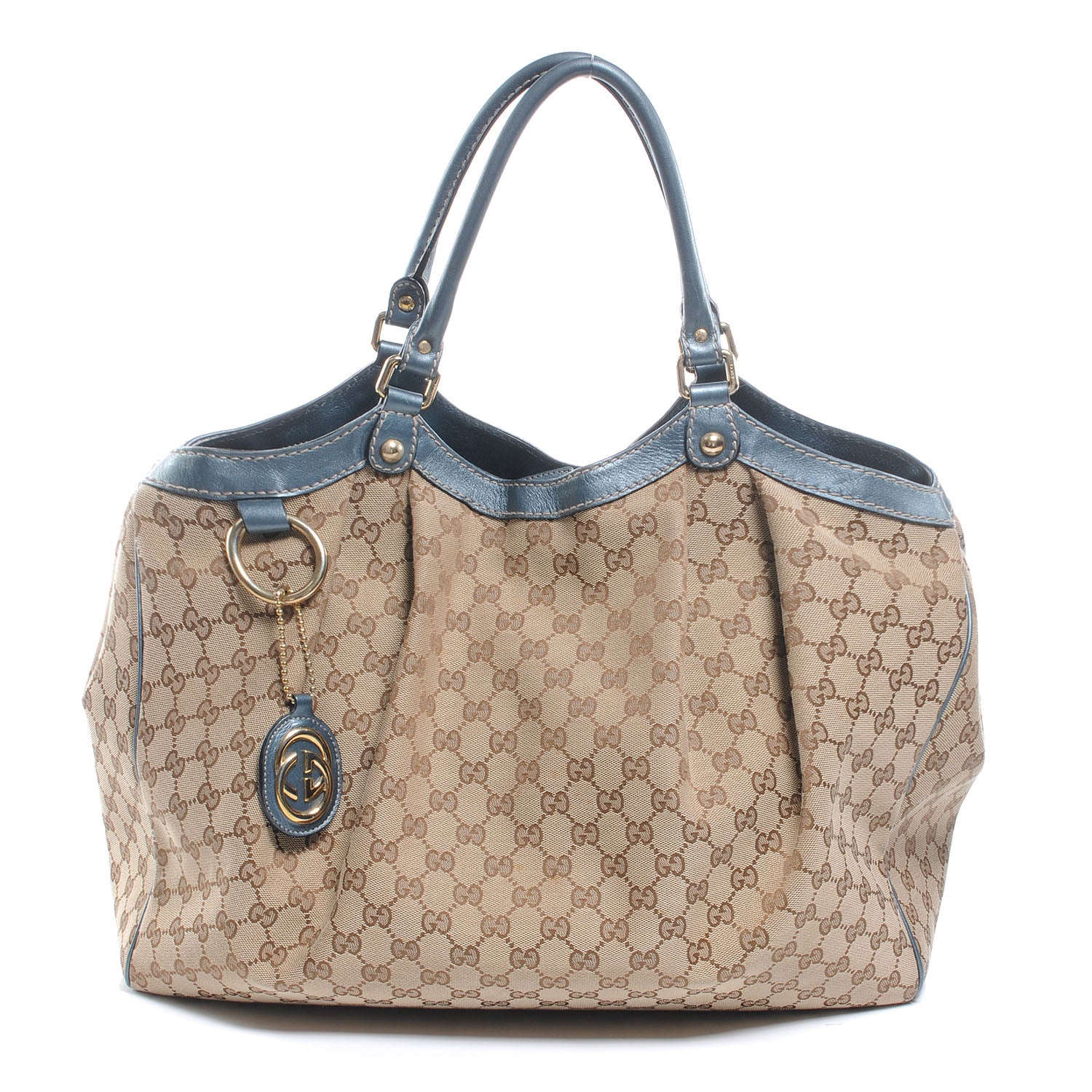 Gucci Monogram Large Sukey Blue 1 of 7