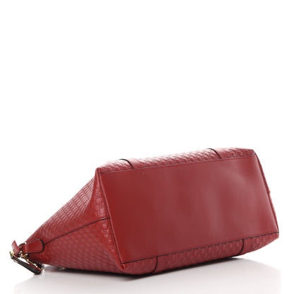 Gucci Soft Microguccissima Large Dome Satchel Red 4 of 14
