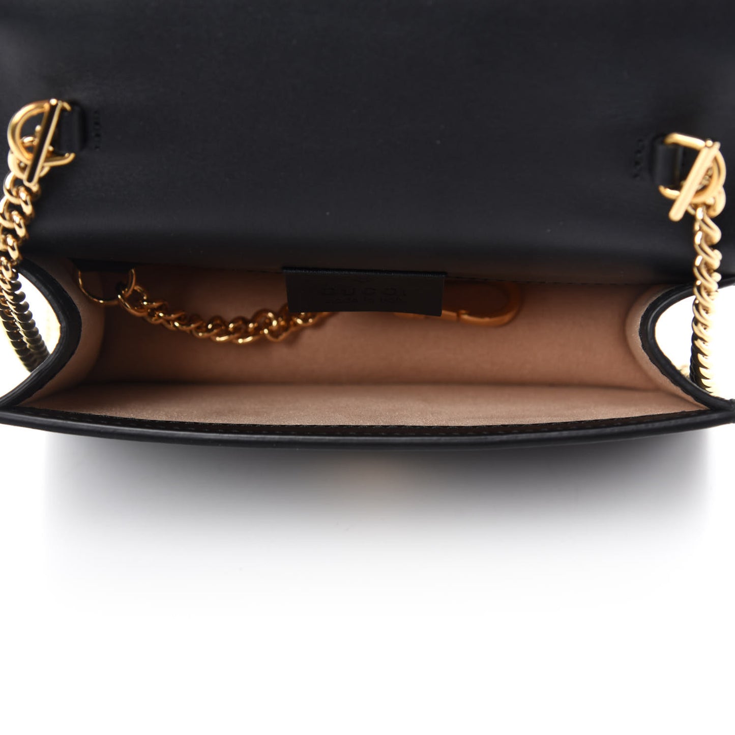 Calfskin Super Mini Sylvie Chain Shoulder Bag Black