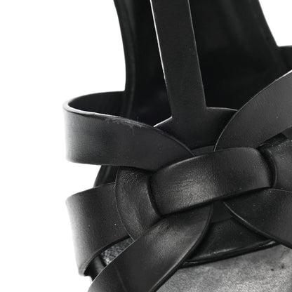 Saint Laurent Patent Tribute 105 Platform Sandals 41 Black 10 of 11