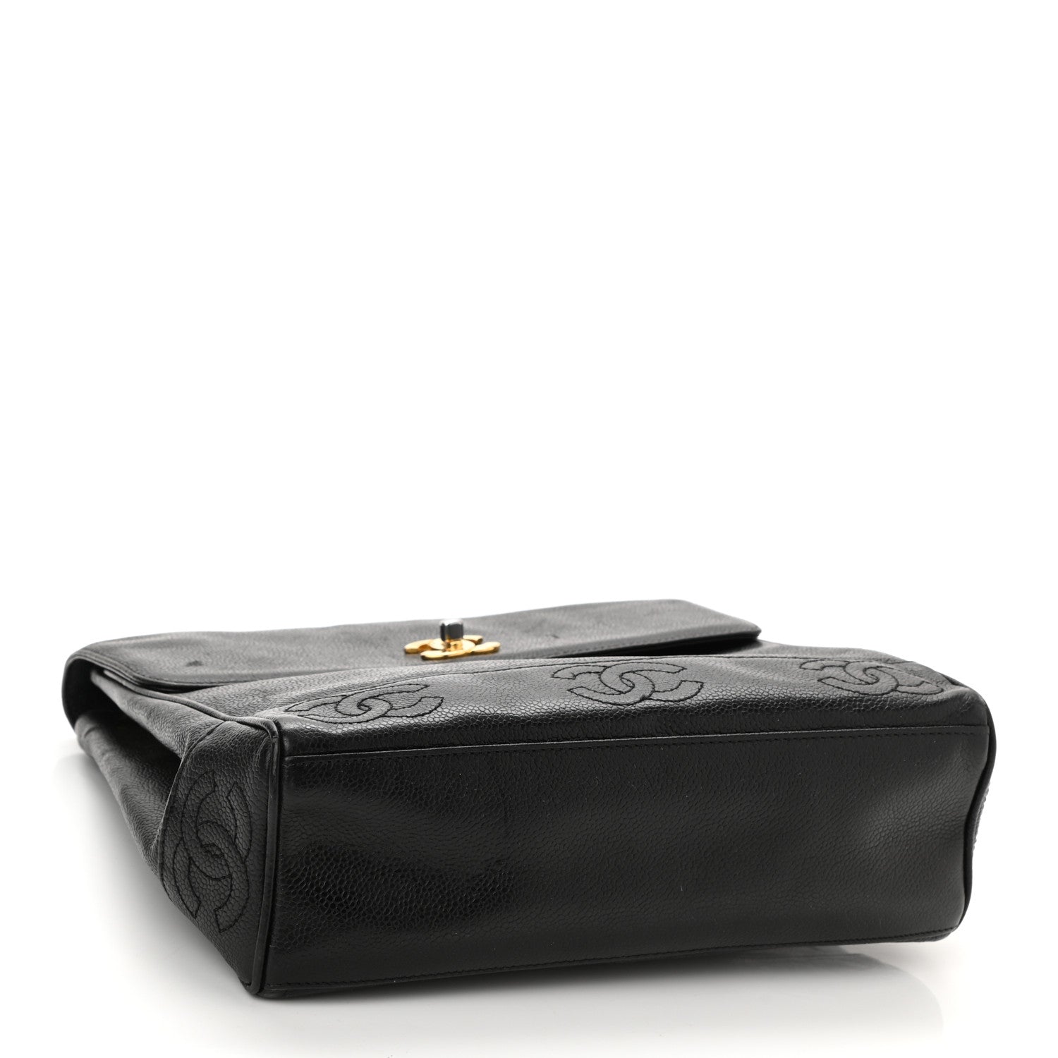 Chanel Caviar Flap Shoulder Bag Black 4 of 10